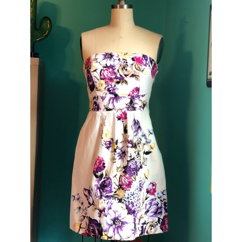 White House Black Market spring floral dress